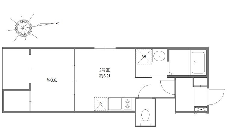 プレデンシア上住吉の間取り