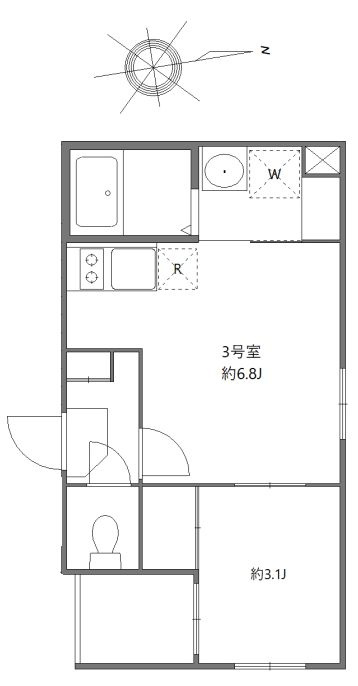 プレデンシア上住吉の間取り