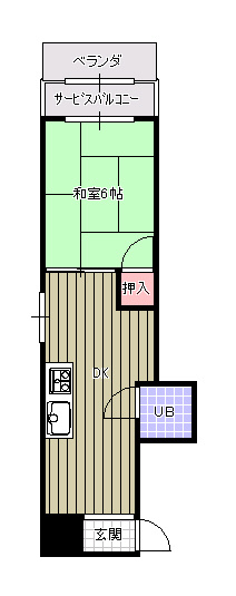 スペース九条の間取り