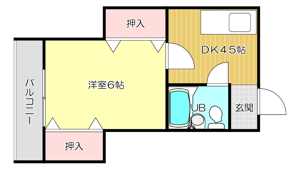 ニューライフ赤坂の間取り