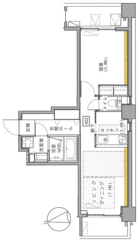 住真田山の間取り