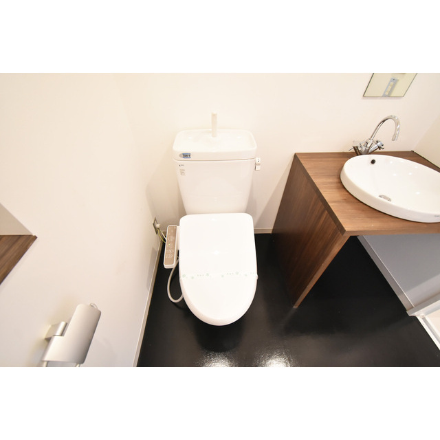 アーデンタワー南堀江のトイレ|落ち着いた色調のトイレです