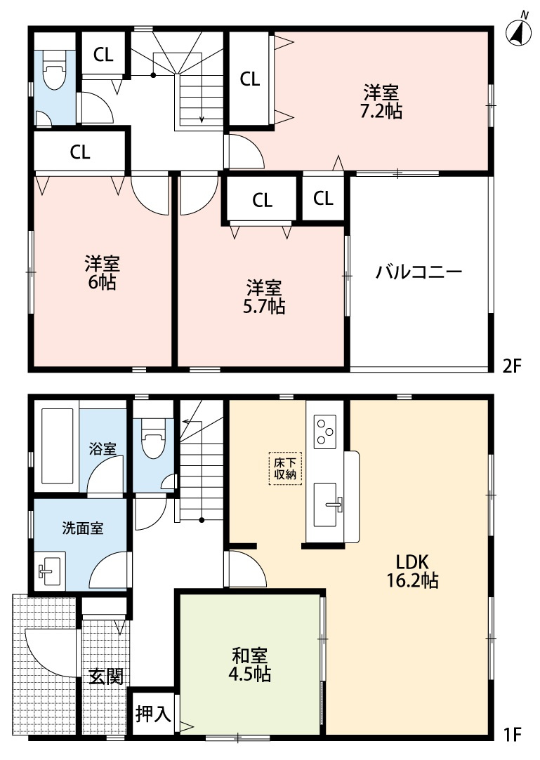 小牧市春日寺2丁目　新築戸建　2号棟