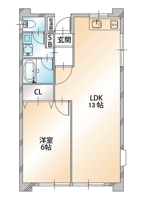 ハビテ小平の間取り