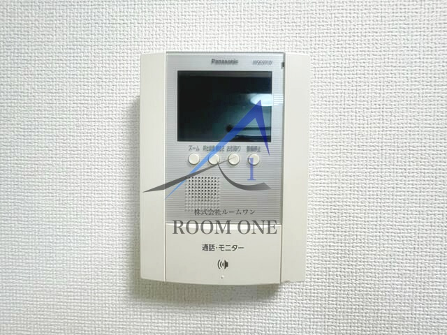 コーポ高田のセキュリティ|モニター付きインターホンです。