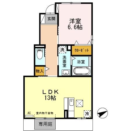 パストラル　　　刈谷市近郊の賃貸はクラスホームの間取り