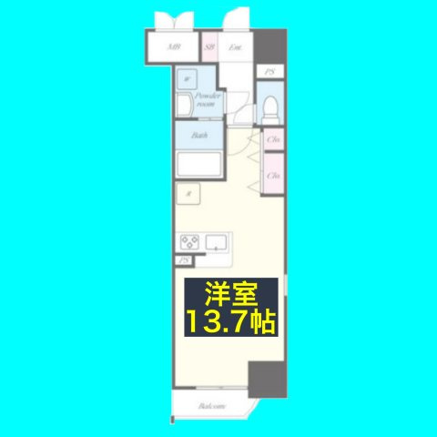 グランパークタワーの間取り