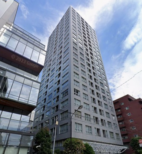 港区三田１丁目の賃貸マンションの外観