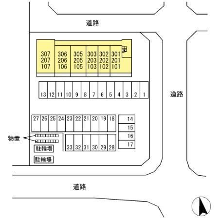 Ｄ－ｒｏｏｍ姉体Ⅱの区画図