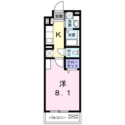 ディアコート山科の間取り