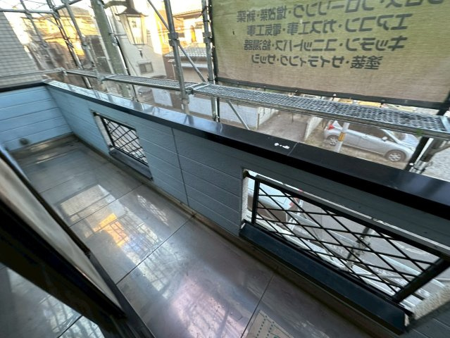 NSハウスのバルコニー