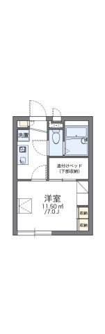 レオパレス清流の間取り