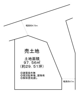 【土地図】 | 八田寺町　売土地 | 【建築条件無】建築条件が無いのでお好きなハウスメーカーで建築可能です♪