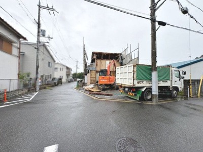 【前面道路含む現地写真】 | 八田寺町　売土地 | 自由設計対応ですので、お好きな間取りで個性あふれる住まいにしてくださいね！