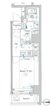 ブライズ亀戸DUEの間取り