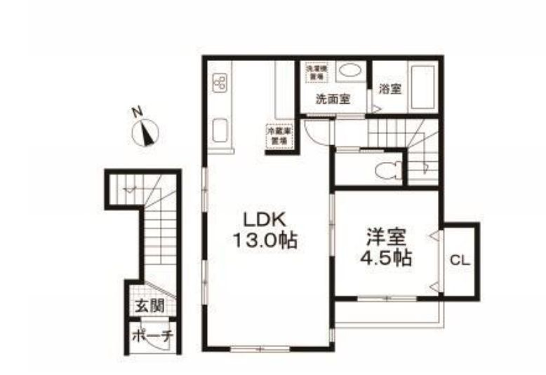 フローラ亀戸の間取り