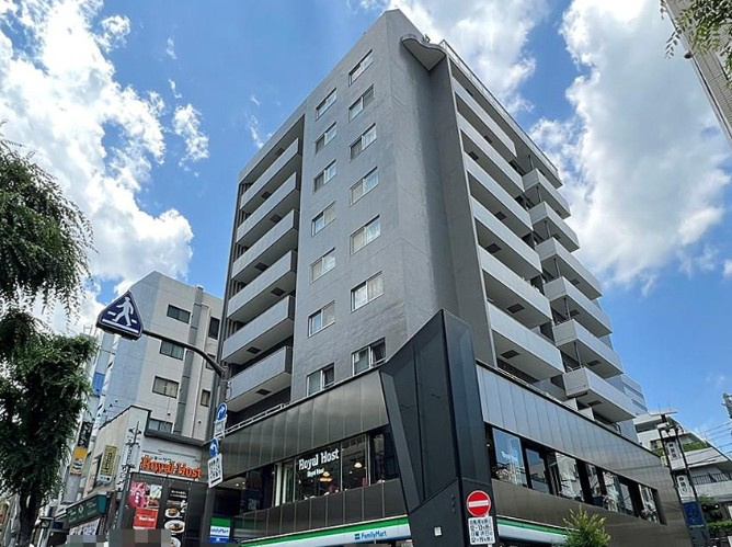 新宿区神楽坂３丁目の賃貸マンションの外観