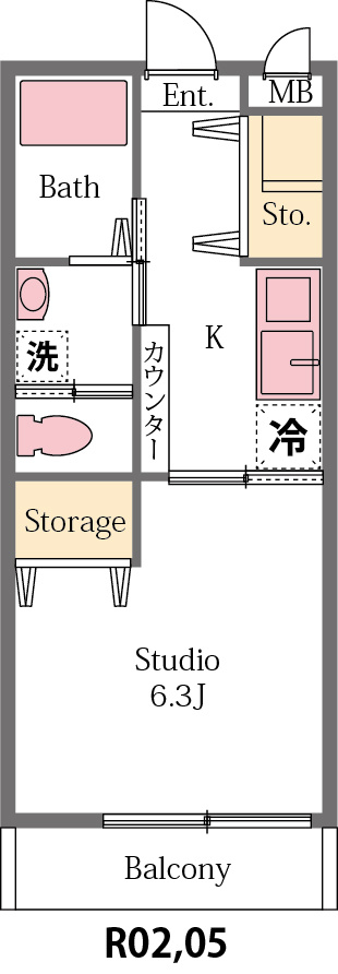 ルクレールの間取り