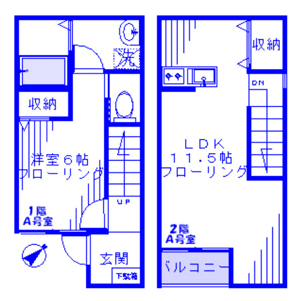 ベルファミーユの間取り