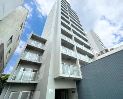 新宿区箪笥町の賃貸マンションの外観