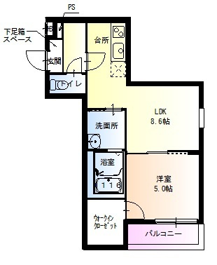 【間取り】 | フジパレス堺三国ヶ丘Ⅱ番館