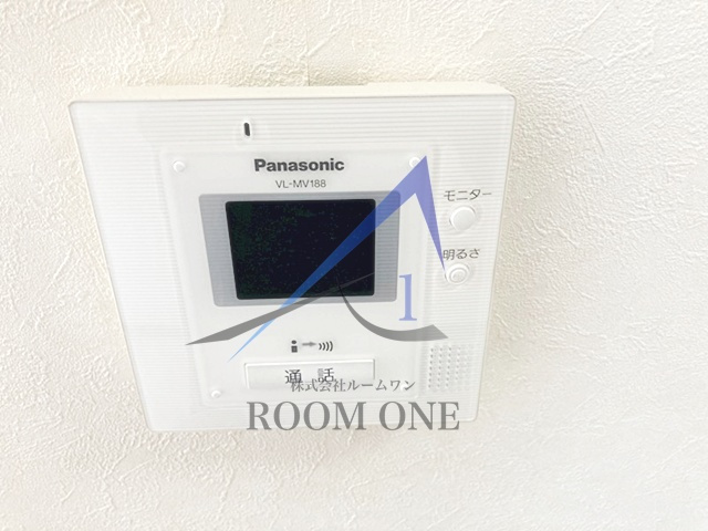 マスコットパレス のセキュリティ|モニター付きインターホンです。