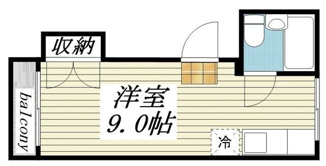 メゾン・ド・バルセルの間取り|間取りです。