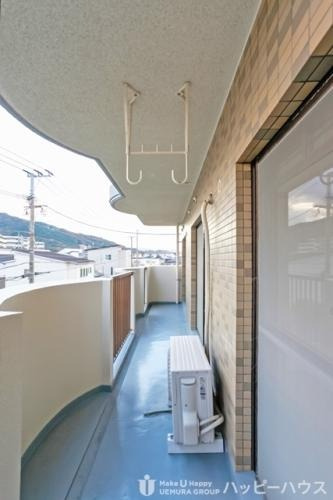 福岡市城南区南片江２丁目の賃貸マンションのバルコニー|物件の画像10