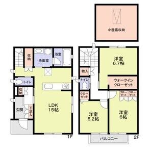 【間取り】 | 立川市富士見町4丁目戸建C棟