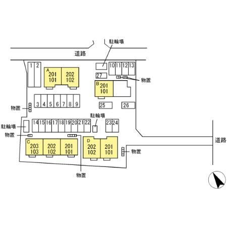 Ｄ－ｒｏｏｍ代官屋敷　Ｃの区画図