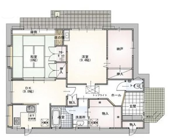 【間取り】 | 行田市富士見町1丁目　中古戸建