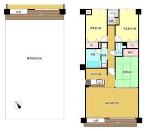 ダイアパレス塩屋の間取り