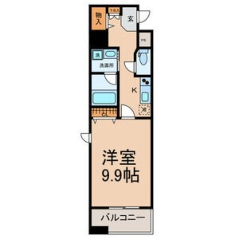 カーサビアンカ東岡崎の間取り