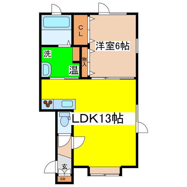 カーサ光和５号館の間取り