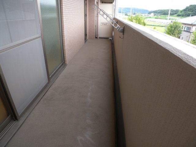 グリーンサイドキタヤマのバルコニー