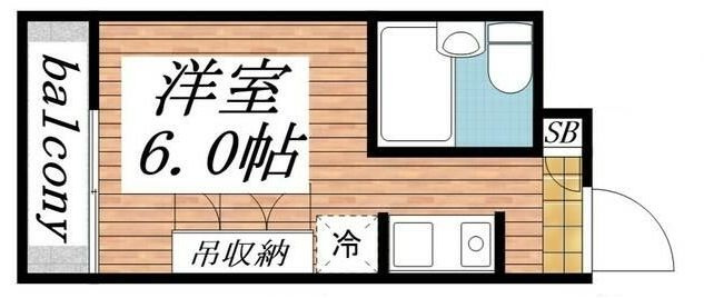 メゾン・ド・エムロードの間取り|間取りです。