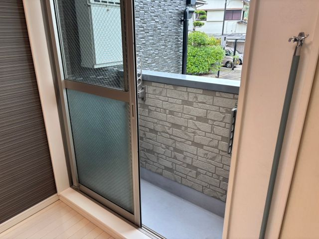 福岡市南区南大橋１丁目のアパートのバルコニー