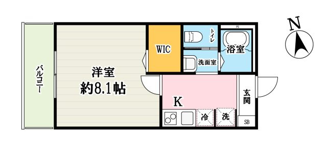 キャメル南流山9Aの間取り