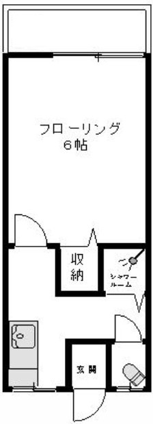 市川荘の間取り|間取りです。