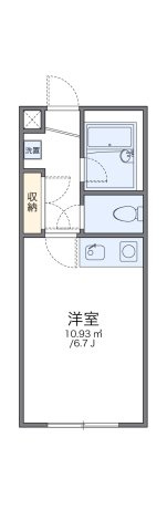 レオパレス南郷７丁目第１４の間取り