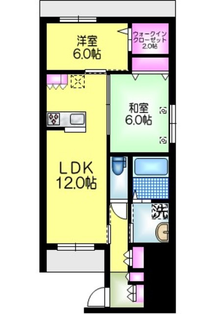 ＢＯＲＩＫＩしのざき町の間取り|★２ＬＤＫ★