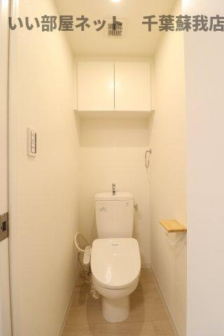 ウィルテラス千葉中央のトイレ|落ち着いたトイレです