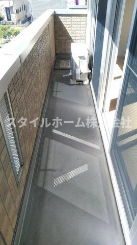 ラ・フルールＡ棟のバルコニー