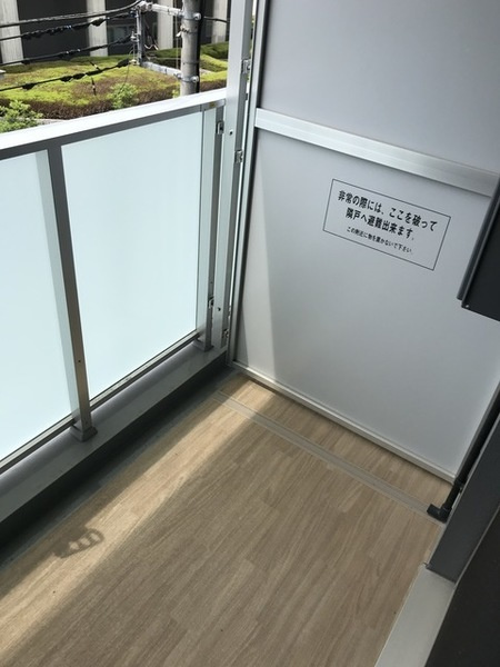 パークリュクス清澄白河のバルコニー