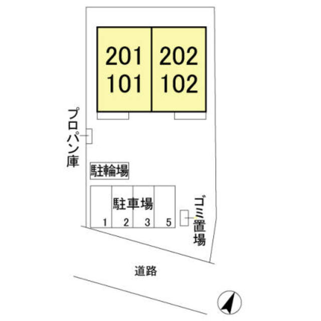 ファインメゾンのその他|配置図です。