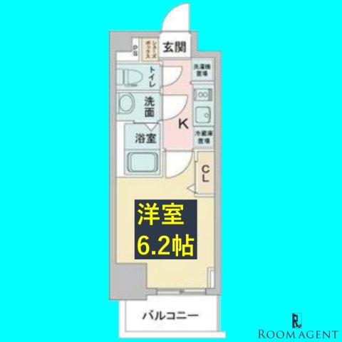 アステリ鶴舞テーセラの間取り