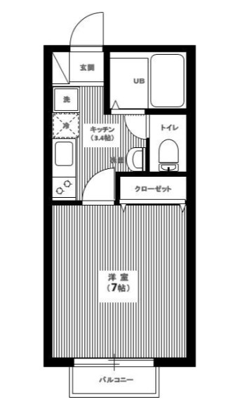 キャメル谷塚Ⅲの間取り