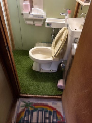 山武市松尾町本水深　3LKのトイレ