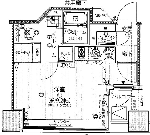 アイフォート千住曙町の間取り