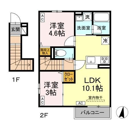 セレスティア上石神井　B棟　B棟の間取り